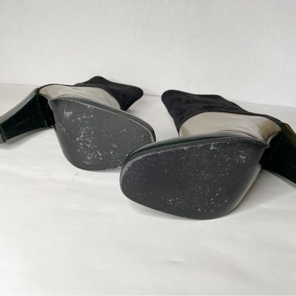 Roger Vivier high shaft  heeled Ankle Boots Colorblock 34.5 made in Italy - Picture 7 of 15